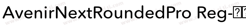 AvenirNextRoundedPro Reg字体转换